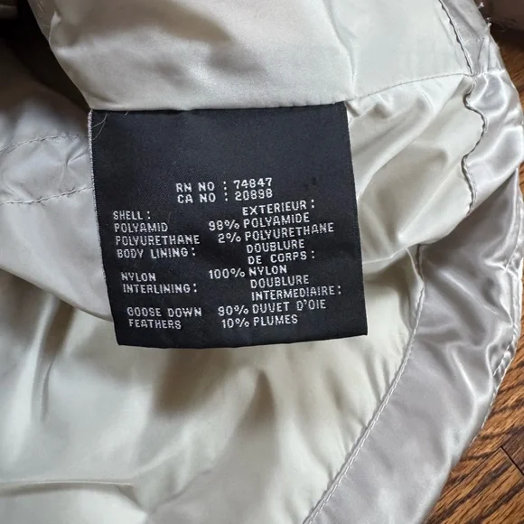 Andrew Marc Silver champaine Puffer Jacket with real Fur Hood down jacket - Picture 5 of 8